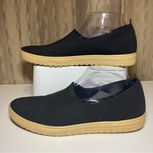 Ecco Fara Loafers Womens Size 40 US 9 Black Stretch Slip On Comfort Shoes